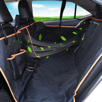   Robuster Rücksitzbezug, wasserdicht und kratzfest, Schwarz, 137 x 147 cm