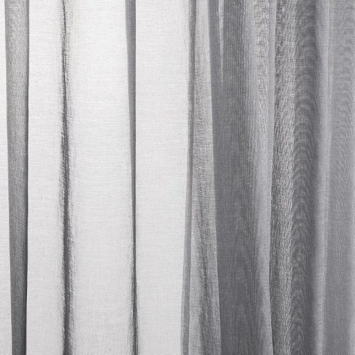 Topfinel-Vorhang, graue Farbe, 140 x 200 cm