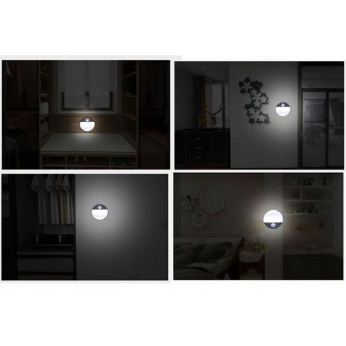 2 Stück Kabelloses LED-Nachtlicht mit Bewegungssensor – 3000K/6000K, Magnetisch, USB