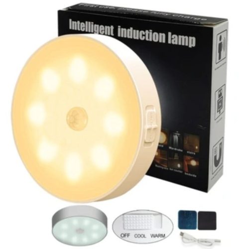 Ansal LED-Nachtlicht mit Bewegungsmelder – USB, Warm-/Kaltlicht, Magnetbefestigung