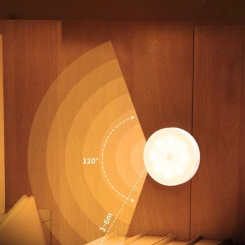 Ansal LED-Nachtlicht mit Bewegungsmelder – USB, Warm-/Kaltlicht, Magnetbefestigung