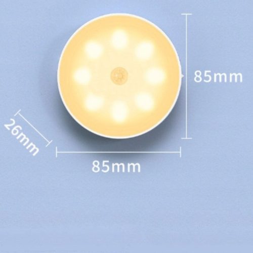 Ansal LED-Nachtlicht mit Bewegungsmelder – USB, Warm-/Kaltlicht, Magnetbefestigung