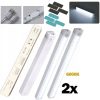Ansal LED-Bewegungsmelderlampe – USB, Magnetisch, Nachtlicht (2 Stück)