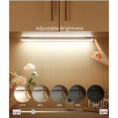 Ansal LED-Bewegungsmelderlampe – USB, Magnetisch, Nachtlicht (2 Stück)