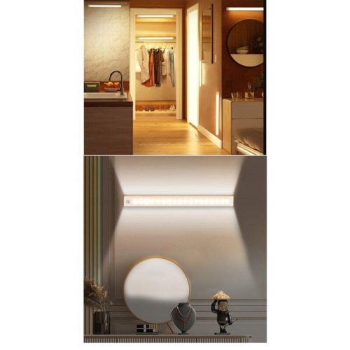 Ansal LED-Bewegungsmelderlampe – USB, Magnetisch, Nachtlicht (2 Stück)