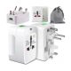Universal-Reiseadapter – EU/USA/UK/AUS-Buchse, 10 A, LED, mit Sicherheitsschloss – 1 Stk.