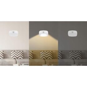   Kabellose batteriebetriebene LED-Lampe mit Bewegungs- und Dunkelheitssensor