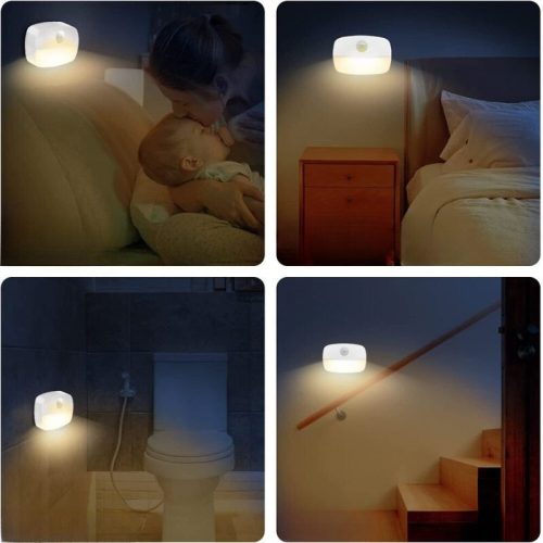 Kabellose batteriebetriebene LED-Lampe mit Bewegungs- und Dunkelheitssensor