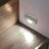Ansal LED-Nachtlicht mit Bewegungsmelder – Kabelloses, batteriebetriebenes Treppenlicht – 2 Stück