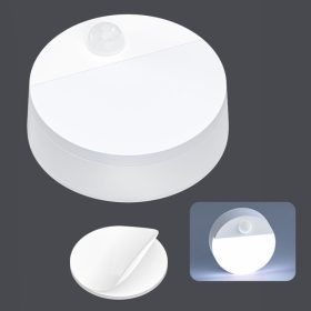   1 Stück Batteriebetriebenes, kabelloses, selbstklebendes LED-Nachtlicht mit Bewegungssensor