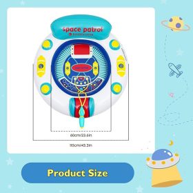   UFO aufblasbar mit Wasserpistole für Kinder von 2–10 Jahren, 60 cm