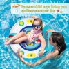 UFO aufblasbar mit Wasserpistole für Kinder von 2–10 Jahren, 60 cm