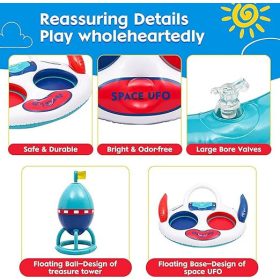 Aufblasbares Schwimmbad-UFO-Spielset