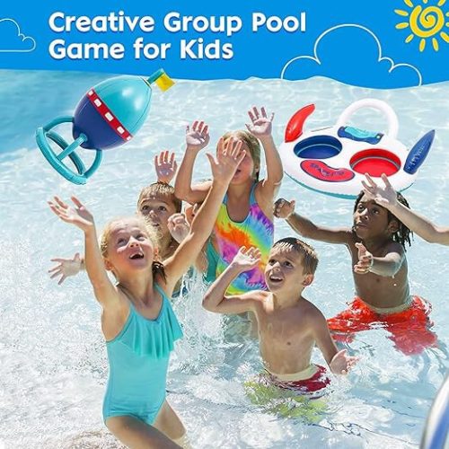 Aufblasbares Schwimmbad-UFO-Spielset