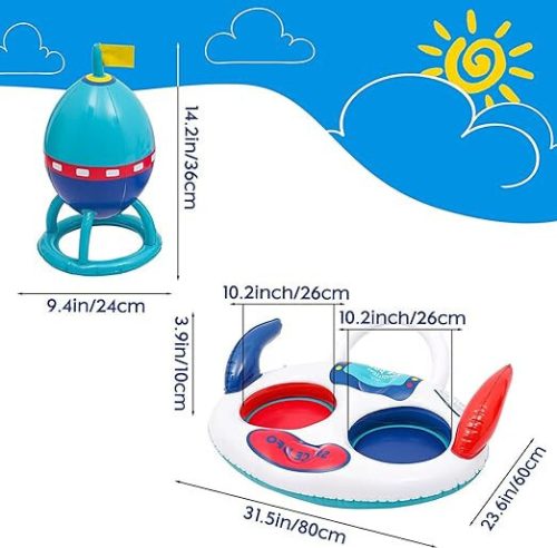 Aufblasbares Schwimmbad-UFO-Spielset