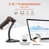 Tera 5100-Z Kabelloser Laser-1D-Barcodescanner mit USB und Ständer