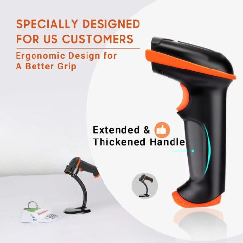 Tera 5100-Z Kabelloser Laser-1D-Barcodescanner mit USB und Ständer