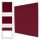 ECD Germany Klemmfix Plissee 120x150cm - Burgund