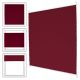 ECD Germany Klemmfix Plissee 120x150cm - Burgund