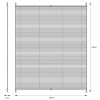 ECD Germany Klemmfix Plissee 120x150cm - Burgund