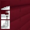 ECD Germany Klemmfix Plissee 120x150cm - Burgund