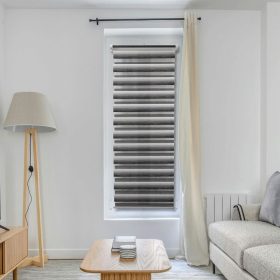 Rolmax Tag-Nacht-Rollo 40x130 cm - Grau