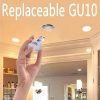 Kambo wasserdichte LED-Deckeneinbauleuchte mit 4 x 6 W GU10-Glühbirnen