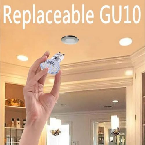 Kambo wasserdichte LED-Deckeneinbauleuchte mit 4 x 6 W GU10-Glühbirnen
