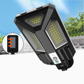   OneLED Hs-V95 Straßenlaterne mit Bewegungssensor und Solarpanel