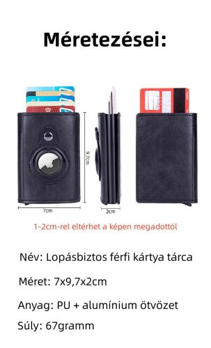 RFID-Mini-Kartenetui mit Diebstahlschutz
