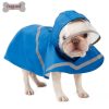 Doglemi XL Wasserdichter Hundemantel für kleine Hunde - Blau