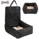Doglemi 2-in-1 Hundeautositz und Bett – Schwarz, 60×60×50 cm