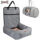 Doglemi 2-in-1 Hundeautositz und Bett – Grau, 60×60×50 cm
