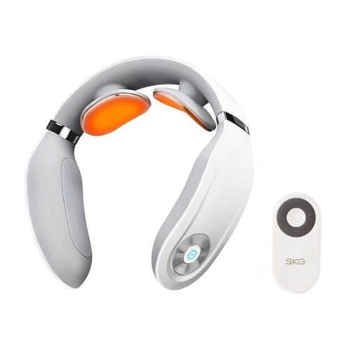 SKG 4098E Nackenmassagegerät mit TENS EMS Elektrostimulator - Weiß