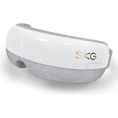 SKG E3-EN Smartes Augenmassagegerät mit Bluetooth-Musik und Heizfunktion - Weiß