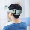 SKG E3-EN Smartes Augenmassagegerät mit Bluetooth-Musik und Heizfunktion - Weiß