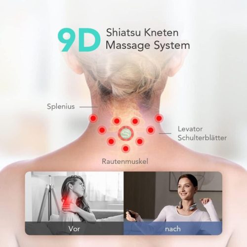 SKG G7 PRO Kabelloses Nackenmassagegerät mit Wärmetherapie - Grau