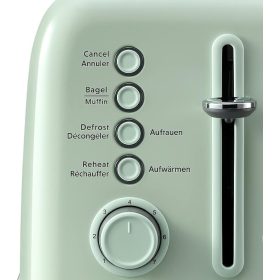 Buydeem DT640E 4-Scheiben-Toaster (Grün)