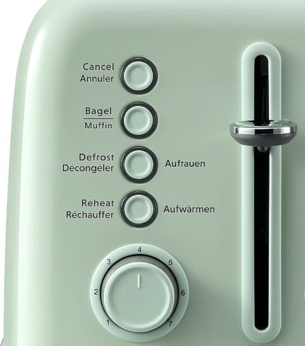 Buydeem DT640E 4-Scheiben-Toaster (Grün)