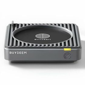   Buydeem Ink Grey Tassenwärmer mit 2 Temperaturen – Silikon, automatische Abschaltung – Grau