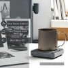 Buydeem Ink Grey Tassenwärmer mit 2 Temperaturen – Silikon, automatische Abschaltung – Grau