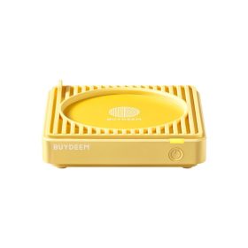   Buydeem Mellow Yellow Tassenwärmer mit 2 Temperaturen – Silikon, automatische Abschaltung – Gelb