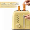Buydeem DT620E 2-Scheiben-Toaster (Zitronengelb)