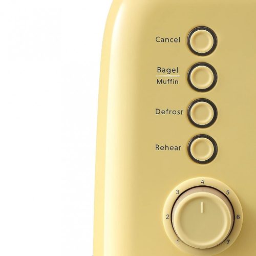Buydeem DT620E 2-Scheiben-Toaster (Zitronengelb)