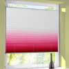 Blux Designer-Verdunkelungsrollo 110 x 130 cm, Rosa-Weiß