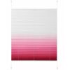 Blux Designer-Verdunkelungsrollo 110 x 130 cm, Rosa-Weiß