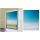 Blux Designer Verdunkelungsrollo 110x135 cm, Blau - Weiß Farbverlauf