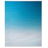 Blux Designer Verdunkelungsrollo 110x135 cm, Blau - Weiß Farbverlauf