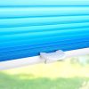 Blux Designer-Verdunkelungsrollo 120 x 130 cm, Blau-Weiß