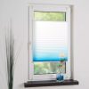 Blux Designer-Verdunkelungsrollo 120 x 130 cm, Blau-Weiß